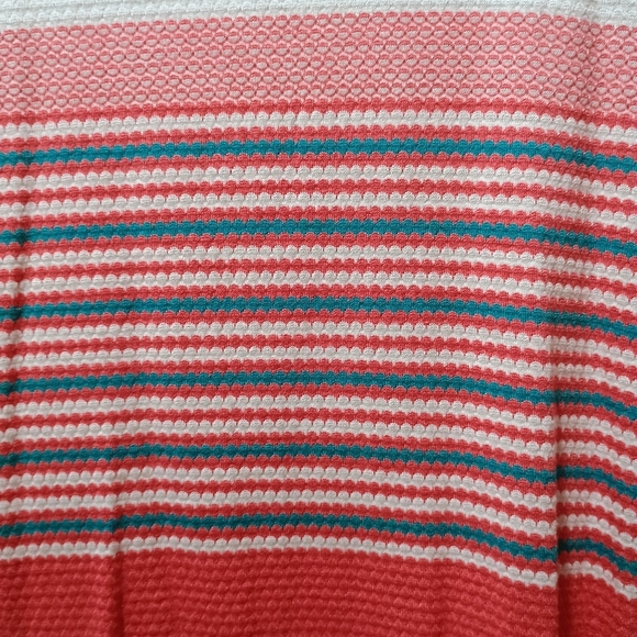 NWT LuLaroe Irma Tunic Coral Teal Waffle Size XXS 0 - Picture 8 of 8